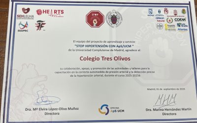PARTICIPACIÓN EN EL ACTO DE CIERRE  STOP HIPERTENSIÓN con ApS/UCM